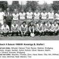 SC Urbach II Saison 1990 1991 Mannschaftsfoto mit Namen