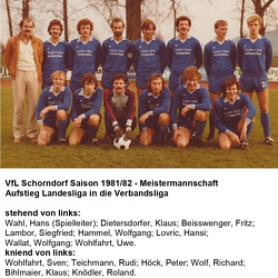 VfL Schorndorf Saison 1981/82 Landesliga