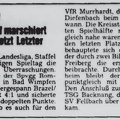 VfL Schorndorf Landesliga Saison 1981 82 5. Spieltag VfL Schorndorf SGV Freiberg 06.09.1981 Der Spieltag