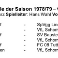 VfL Schorndorf Saison 1978 79 Verbandsliga Spiele der Saison Seite 2