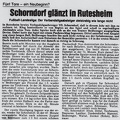 VfL Schorndorf Saison 1981 82 2. Spieltag 15.08.1981 SKV Rutesheim VfL Schorndorf Spielbericht Original