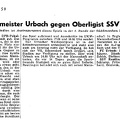 FCTV Urbach SSV Reutlingen 1. Liga Sued DFB-Pokalspiel 04.01.1959 Vorbericht