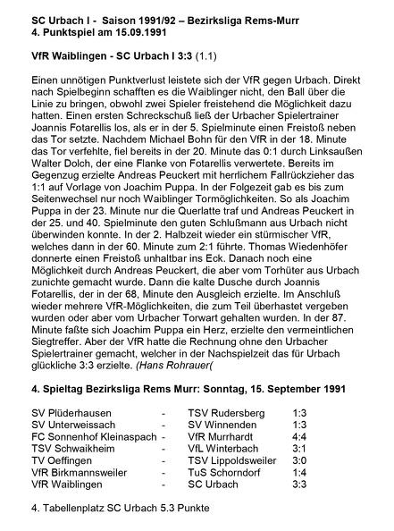 SC Urbach Saison 1991_92 4. Punktspiel VfR Waiblingen SC Urbach I 15.09.1991.jpg