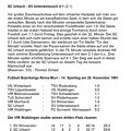 SC Urbach Saison 1991 92 13. Punktspiel SC Urbach SV Unterweissach 20.11.1991