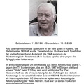 Stolhofer, Rudolf, 11.08.1940-10.10.2024 Kurzportrait