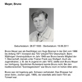 Mayer, Bruno 28.07.1930-19.06.2011 Kurzbiographie