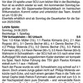 SC Urbach Saison 2025 26 Spieltag 24.08.2025 Teil 1