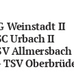 SC Urbach III Kreisliga B3 Saison 2025 2026 Spieltag 26.10.2025 Teil 1