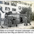 Maedla von dr Anstalt Waeschetransport