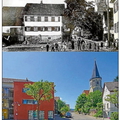 Oberurbach Blick von der Hauptwache auf Afrakirche