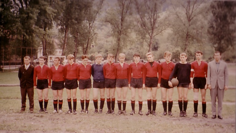 FCTV Urbach A-Jugend 1966 mit Trainer Marx