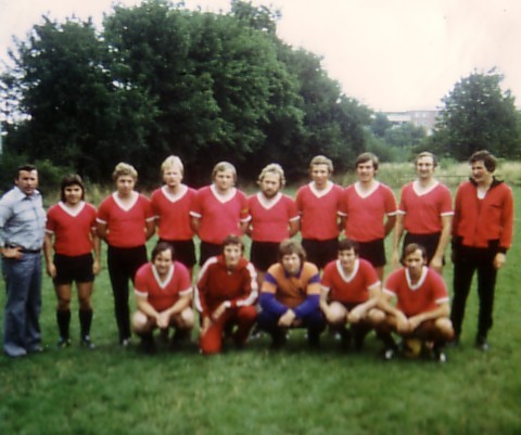 FCTV Urbach 1975 1976 mit Trainer Rolf Baeuchle