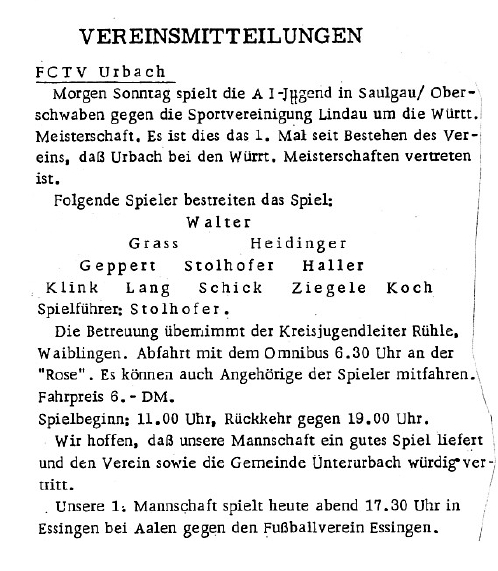 FCTV Urbach A-Jugend 1958 Endspiel Wuerttembergische Meisterschaft Aufstellung.jpg