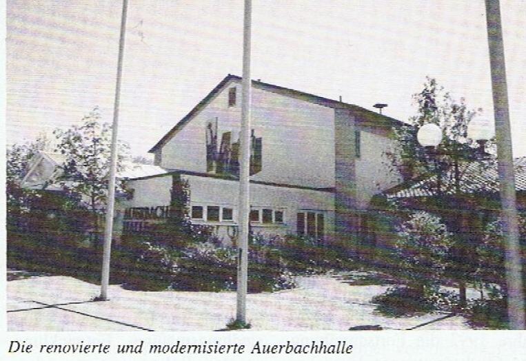 Auierbachhalle renoviert und modernisiert