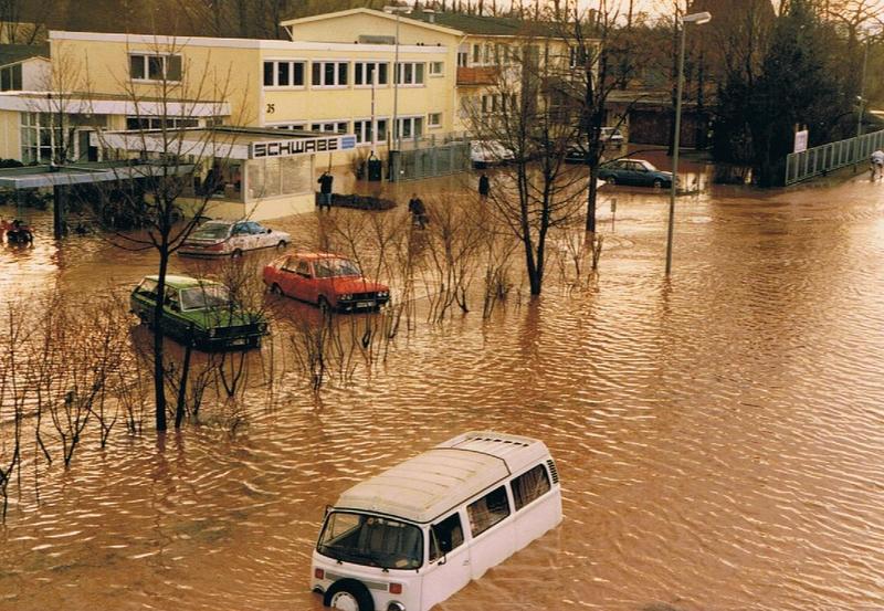 Hochwasser Februar 1990 Bild 1