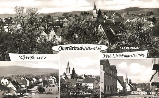 Oberurbach Postkarte