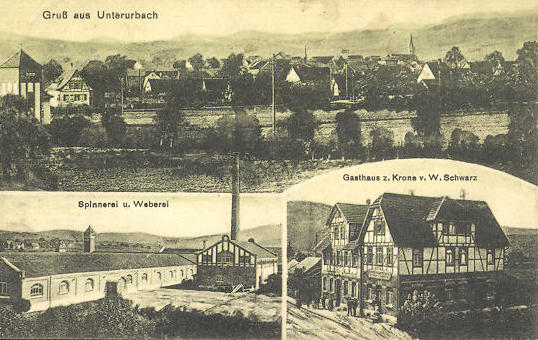 Unterurbach Postkarte