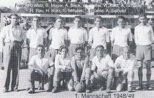 TSV Urbach Mannschaftsfoto 1948 1949