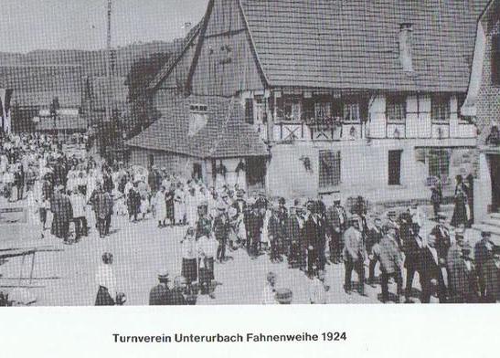 Fahnenweihe 1924 Festzug